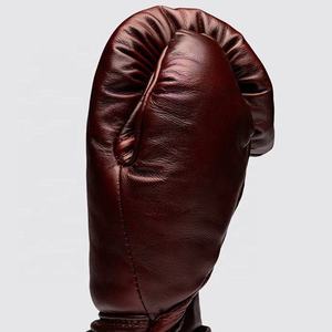 ถุงมือชกมวยสีน้ำตาลขายดีที่สุด สายรัดปรับได้ สำหรับฝึกซ้อมมืออาชีพ ศิลปะการต่อสู้ ทำจากหนังวัวแท้ - Product Image 5