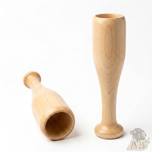 Premium Wooden Baseball Wine Mug Handmade Rustic Drinking Cup Custom Gift - Product Image 2