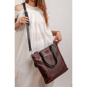 Nuevo bolso de cuero Western Crunch, bolso de compras de cuero para mujer, bolso de hombro de colección con estilo único, Bolso multiusos - Product Image 3