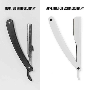 Navaja de Afeitar Recta Kaamir Instruments con Logotipo Personalizado, Acero Inoxidable Super Resistente, Afeitado Clásico para Hombre - Product Image 2