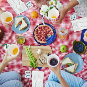 Individually <b>Wrapped</b> Eco-Friendly Biodegradable BPA Free Disposable Waterproof <b>Plastic</b> Cutlery Sets-Knife Fork Spoon Napkin Salt - Product Image 1