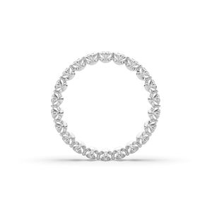 Anillo de diamante cultivado en laboratorio de corte brillante ovalado de 2.64 quilates, oro de 14K, ligero, único, moderno, joyería de boda para ella. - Product Image 3