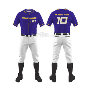 Uniforme de baseball durable pour hommes, pour joueurs d'équipe, avec logo et numéro personnalisés, léger et respirant pour un jeu professionnel - Product Image 3