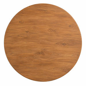 <b>Solid</b> Teak Durable <b>Dining</b> <b>Table</b> Four Cylindrical Pedestal Base Scandinavian Design Eco-Friendly Waterproof School Furniture - Product Image 2