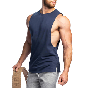 Débardeur stringer personnalisé pour hommes, vente en gros, sans manches, pour musculation, entraînement en salle de sport, fitness, athlétisme - Product Image 1