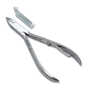 Professional Cuticle Nippers Extra Sharp Cutting 4 inch made of Medical Grade Stainless Steel Customized colors and Packing