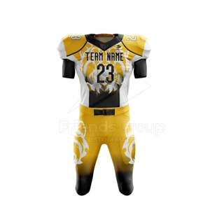 Uniformes de Fútbol Americano Personalizados al Por Mayor a Bajo Precio, Conjuntos de Manga Corta, Transpirables, de Secado Rápido, en Tallas Grandes, con MOQ Bajo - Product Image 5