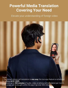 Timetkettle W4หูฟังแปลเสียง Ai, ชุดหูฟังแปลอัจฉริยะสองทางซิงโครนัสสำหรับการเดินทางและการประชุม - Product Image 6