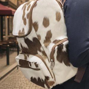 Mochila escolar de cuero vacuno genuino al por mayor, proveedor de logotipos personalizados OEM, bolsos de moda premium para estudiantes a un precio razonable - Product Image 3
