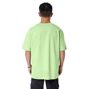 Camiseta Oversize de Streetwear para Hombre, Diseño Personalizado, Transpirable, de Lona, Alta Calidad, Verano, Venta al Por Mayor - Product Image 2