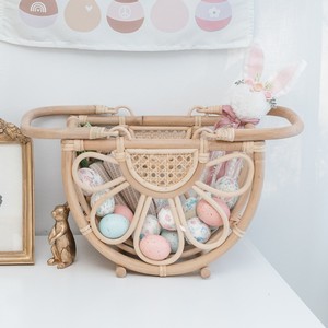 Bolsa de verano para niños más vendida, cesta infantil de ratán, cestas tejidas a mano para bebés y niños pequeños - Product Image 6