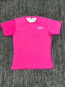 Men's White Short Sleeve O-Neck T-<b>Shirt</b> With BDX Logo Printed Front Casual Regular Fit Cotton Jersey Breathable - Product Image 5