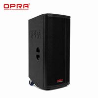 OPRA OP-2519 1500W Full Range 15 pouces 2 voies passif/actif haute sensibilité pour sonorisation professionnelle, écoles, concerts, églises, PA
