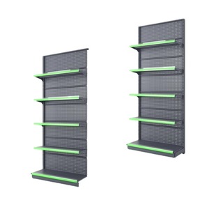 Exhibidores de Hierro Resistentes para Supermercados y Tiendas de Conveniencia con 4 Estantes de Alta Capacidad para Máximo Almacenamiento - Product Image 3