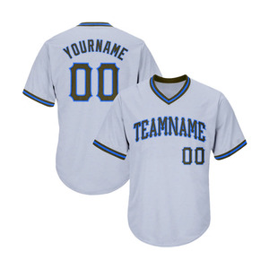 Maillot de baseball respirant, noms d'équipe personnalisés en stock, uniforme d'équipe unisexe pour adultes, manches courtes, été, nom et numéro personnalisés - Product Image 4