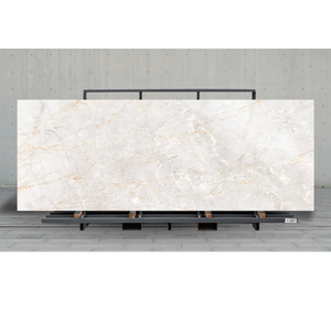 Dalles de porcelaine Calacatta Cuivre très demandées, surface émaillée durable pour projets résidentiels et commerciaux et intérieurs de luxe - Product Image 3