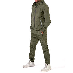 Top Quality Custom Logo Jogging Suit <b>Wind</b> <b>Breaker</b> Tracksuit Set Half Zip up Men Plus Size Nylon Windbreaker Tracksuit for Men's - Product Image 3