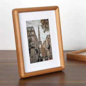 Cadre de décoration moderne pour la maison, cadre de style intérieur, cadre décoratif familial, cadre de table pour souvenirs, cadre en bois de couleur unie - Product Image 4