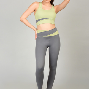 Training High Quality Sports Bra High Waist Leggings Suit Long Sleeve Workout Wear Gym Sportswear Women Fitness <b>Clothes</b> Yoga Set - Product Image 1