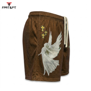 Pantalones Cortos Deportivos Casuales de Verano 2026 para Fitness, Culturismo y Jogging, con Bolsillos, Secado Rápido, Transpirables e Impermeables - Product Image 6