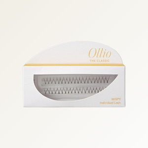 fake eyelashe Ollio The Classic Individual Eyelashes Single Pack - Wispy 10mm <b>Lashes</b> 10 mm eye <b>extensions</b> - Product Image 6