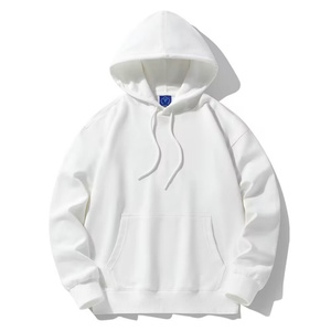 Wholesale Custom Hoodie Men Regular Fit 100% Cotton Fleece Pullover <b>Sweatshirt</b> Anti-Wrinkle Autumn Custom Logo <b>Embroidery</b> - Product Image 4