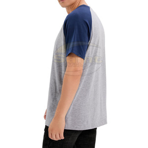 T-shirt pour homme de haute qualité, lavable, col rond, uni, décontracté, élégant, pour la vie quotidienne, la remise en forme et l'entraînement, séchage rapide, respirant, écologique, 220g - Product Image 6