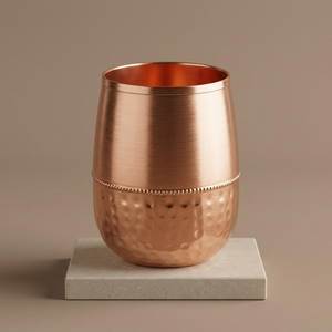 Handmade Pure Copper Hammered <b>Water</b> Glass Wholesale <b>Bulk</b> Rate Drinking Tumbler for Restaurant and Barware - Product Image 6