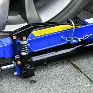 Elevador hidráulico para coches de 1496 lbs con trinquete, patines para vehículos, plataforma de pedal para mantenimiento automotriz, carro de transporte hidráulico para ruedas, patines para vehículos, elevador de coches - Product Image 6