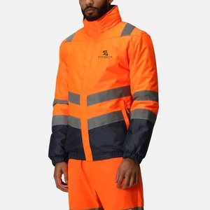 Chaqueta de Trabajo de Alta Visibilidad Impermeable para Hombre, Reflectante, de Invierno, de Seguridad, Cortavientos 2026 - Product Image 2