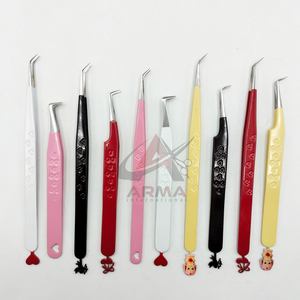 Pinzas para Extensión de Pestañas Ecológicas y Personalizadas, Pinzas de Punta Puntiaguda Probadas a Mano y Sostenibles con Marca Privada - Product Image 2