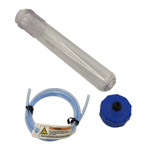 Jeringa de cartucho de pegamento transparente/azul de 32 oz para sistema de retención - Product Image 5