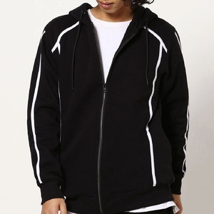 Sweat-shirts d'hiver zippés pour hommes, style urbain 2026, avec doublure polaire respirante et tendance, style décontracté - Product Image 1