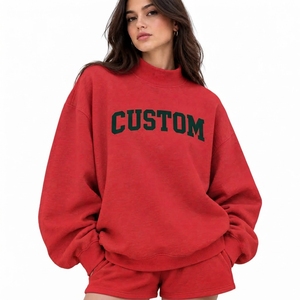 Oversized <b>Mock</b> Neck Women's Modern Pullover Relaxed Casual Sweatshirt Top Comfortable Long Sleeve Apparel Loose - Product Image 1