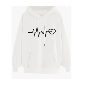 เสื้อฮู้ดดี้ผู้หญิงแขนยาวดีไซน์โดดเด่น ผ้าถักเนื้อนุ่ม ไม่เป็นขุย เหมาะสำหรับเล่นกีฬา วิ่งออกกำลังกายในฤดูหนาว เสื้อคลุมกันหนาวแบบซับลิเมชั่น - Product Image 3