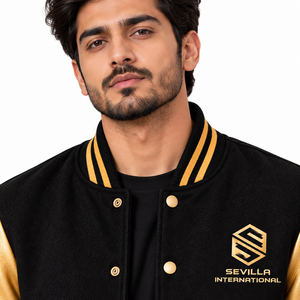 Chaqueta Varsity Premium para Hombre con Corte Moderno y Detalles Personalizados para Uso Casual, Colecciones de Venta al por Menor y Ropa Urbana - Product Image 5