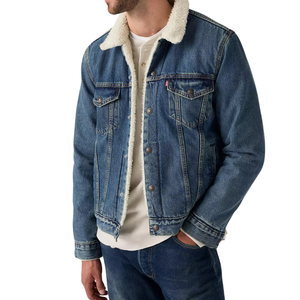 Chaleco sin Mangas para Hombre, Forrado de Sherpa, Cálido, de Lona, con Cuello Acolchado, Informal, al por Mayor - Product Image 4