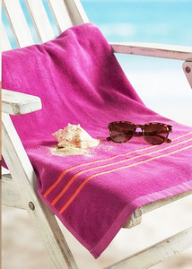 Serviette de plage en coton soyeux de qualité supérieure, finition velours, jetable, écologique, biologique, rafraîchissante, séchage rapide, douce pour la peau, vente en gros - Product Image 1