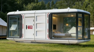 Casa Container Insonorizzata con Soffitto Panoramico, Capsula Spaziale Completamente Arredata e Personalizzabile per Punti Turistici - Product Image 2