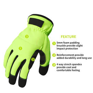 Guantes Mecánicos Flexibles con Tela Transpirable y Protección Duradera para la Palma de la Mano - Product Image 2