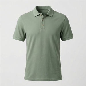 เสื้อโปโลพรีเมียมสำหรับผู้ชาย แบบสั่งทำพิเศษ ลายเรียบ แขนสั้น ใส่เล่นกอล์ฟหรือลำลอง ระบายอากาศได้ดี เสื้อกีฬา สีสันปรับแต่งได้ - Product Image 1