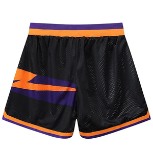 Nouveau design, sublimation, polyester de qualité, short de sport uni, short de basket-ball personnalisé avec logo, maille, pour hommes - Product Image 4