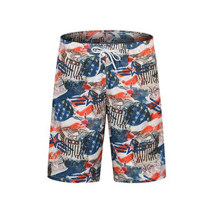 Custom Designed Recycled Board Shorts Swim <b>Trunks</b> for <b>Men</b> Anti-Wrinkle Feature Logo Decoration OEM Service Available Beach Wear - Product Image 6