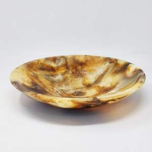 Bol à salade rond en résine de style élégant, fait main et personnalisé pour servir des soupes, des nouilles, du riz, ustensiles de cuisine, produits de haute qualité - Product Image 1