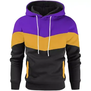 Sweat-shirts à capuche unisexes de haute qualité, sweat-shirts pour hommes, logo imprimé personnalisé, style streetwear, 100% coton molletonné - Product Image 4