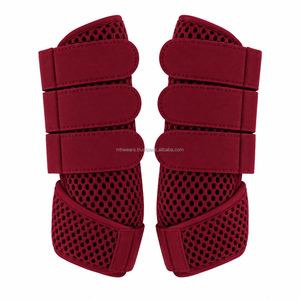 Botas de tendón para caballo MH de malla transpirable, color sólido, protectores de patas personalizados para medicina equina deportiva - Product Image 4