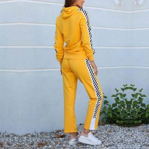 Premium Quality <b>Women's</b> <b>Yellow</b> Hooded 100% Cotton Waterproof Breathable Lightweight Full Sleeve Side Pockets Drawstring Closure - Product Image 3