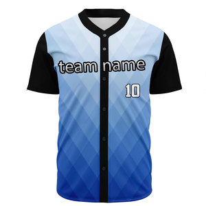 Maillot de baseball personnalisable de haute qualité, écologique, respirant et tendance, vente en gros d'uniformes de baseball - Product Image 1