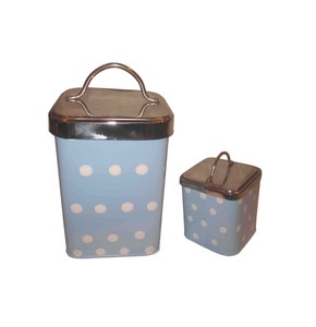 Luxury Customized Rectangular Metal Canister Container with Secure Cover <b>for</b> Pantry Storage - Product Image 5