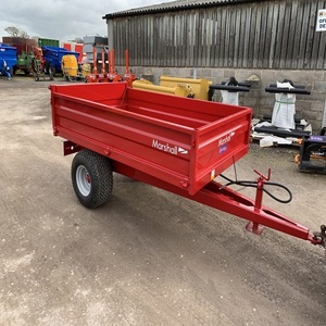 Used Agricultural Tractor Hydraulic Tipping <b>Trailer</b> 20 Ton <b>Farm</b> Dump <b>Trailer</b> Tractor Tipping <b>Trailers</b> for Tractors - Product Image 6